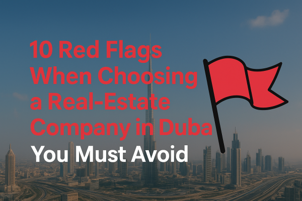 10 Red Flags When Choosing a Real Estate Company in Dubai You Must Avoid