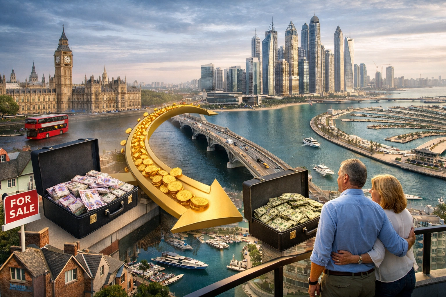 British Expats Moving Wealth From London To Dubai Marina And Palm Jumeirah