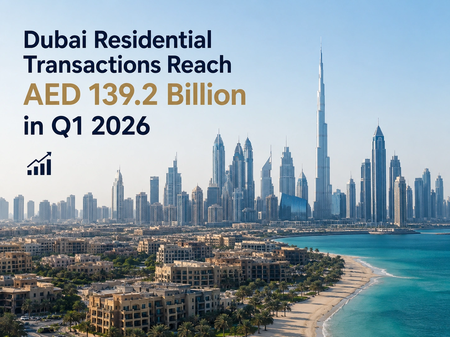 Dubai Residential Transactions Reach AED 139.2 Billion In Q1 2026