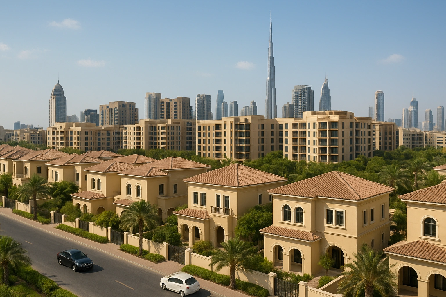 DubaiApartmentsRiseAsLuxuryVillasStayScarce