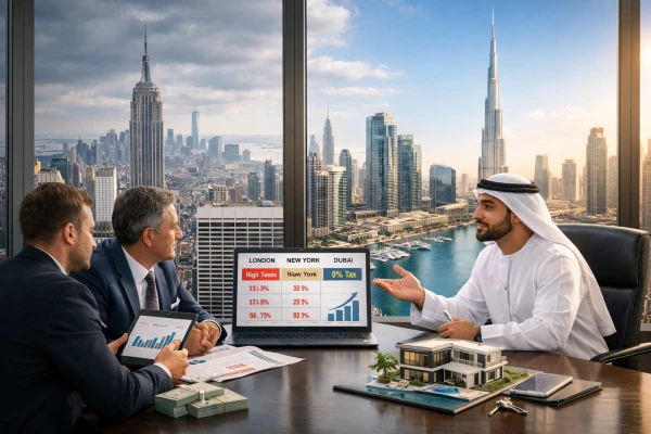 Why Foreign Investors Are Moving Capital From High-Tax Cities To Dubai In 2026